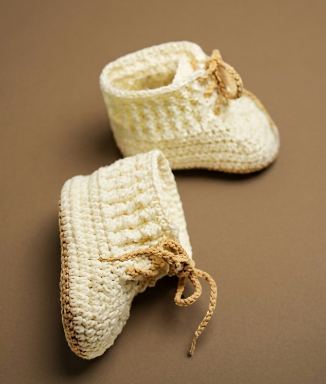 Cotton Cloud Crochet Booties