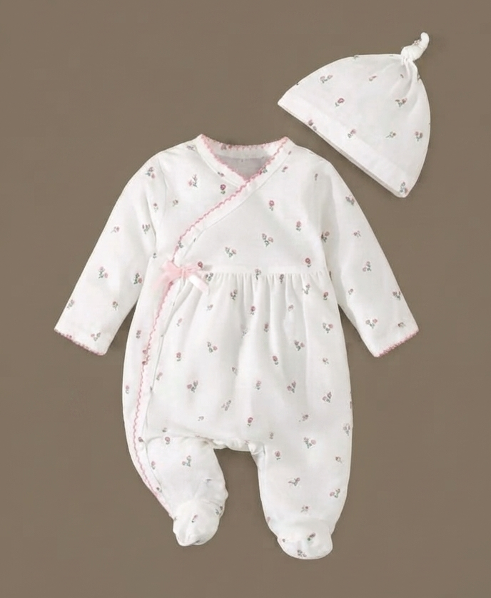 Petite Rosebud Layette Set