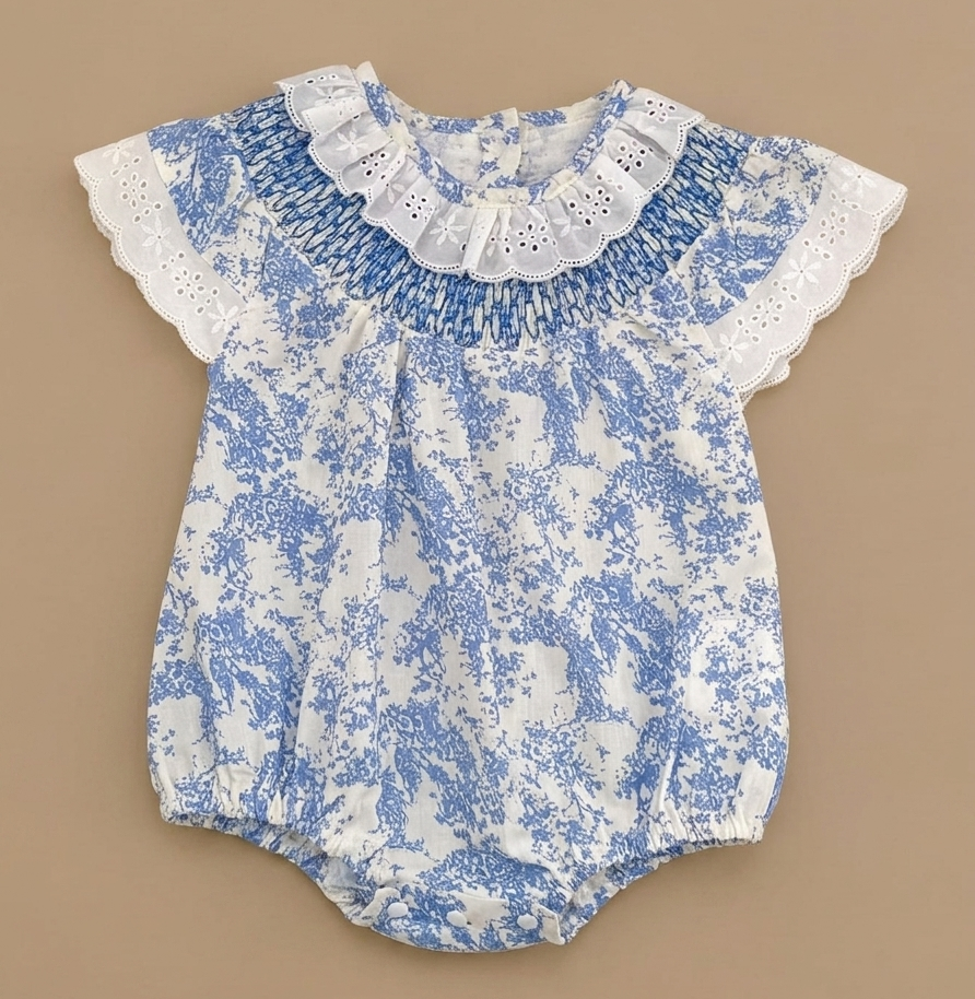 The Blue Willow Romper