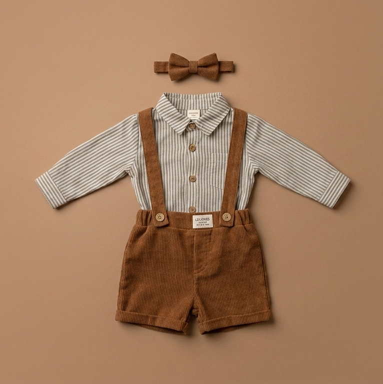 Vintage Beau Striped Romper