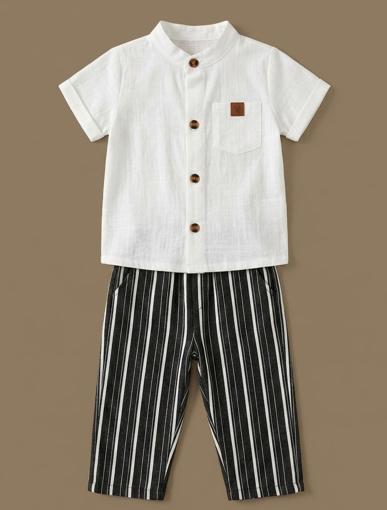The classic striped set - with collars