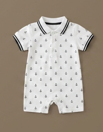 Anchor Point Polo Romper