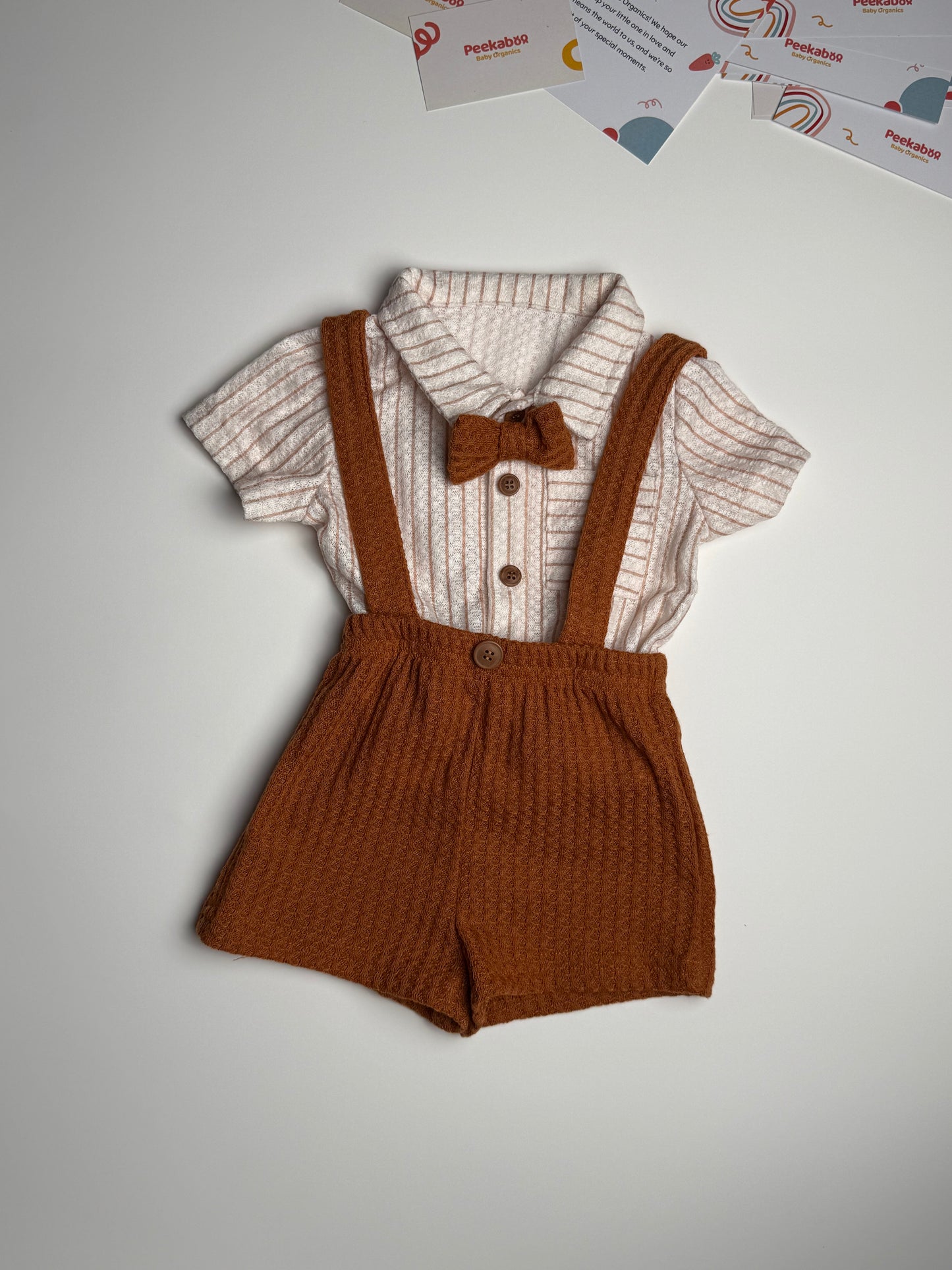 Vintage Beau Striped Romper