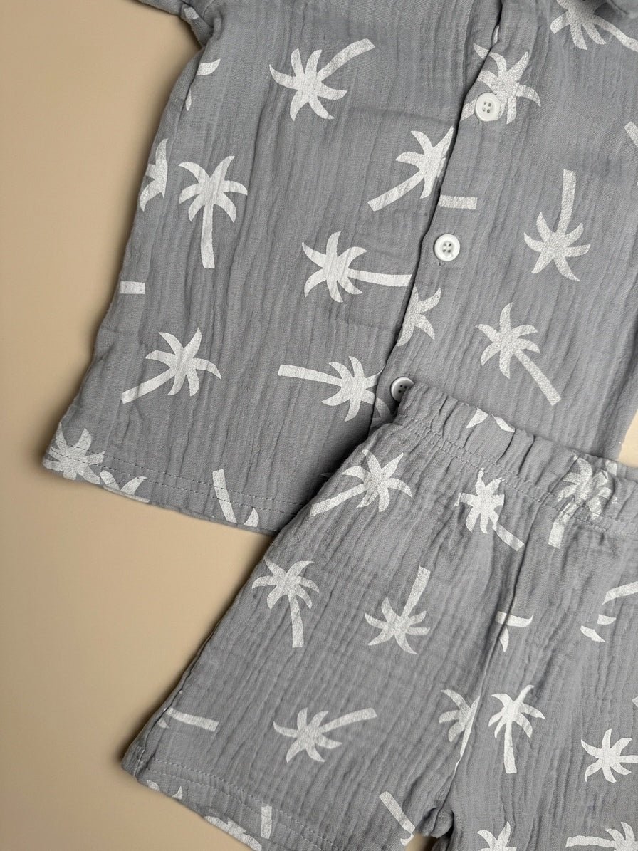 Palm Breeza Muslin Set