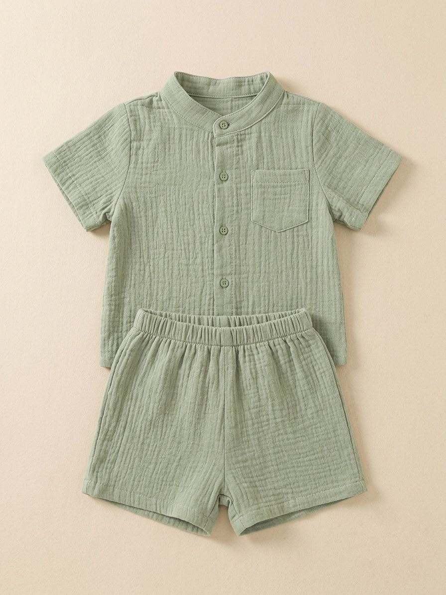 Sage Green Muslin Co-Ord