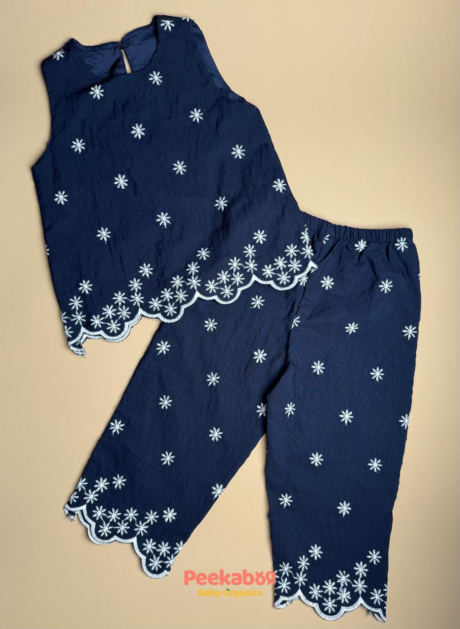 Navy Fleur Co-ord
