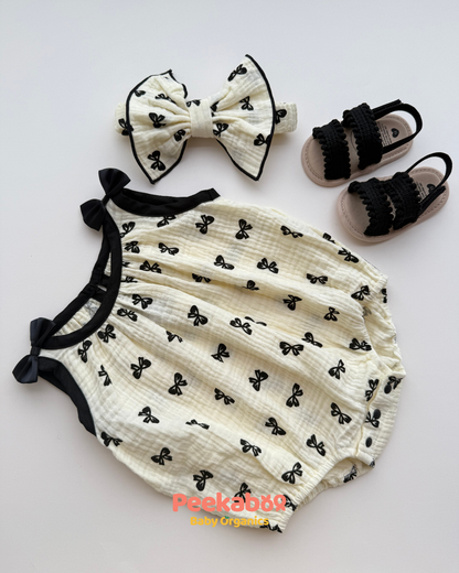 Bow Bodysuit with Headband