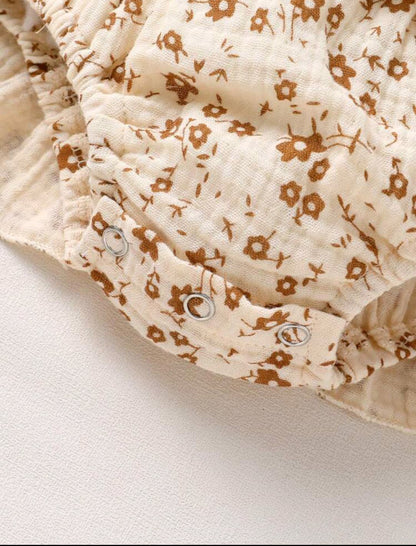 Floral Ruffle Frock with Headband
