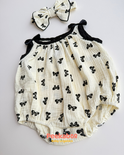 Bow Bodysuit with Headband