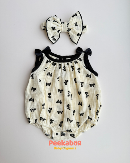 Bow Bodysuit with Headband