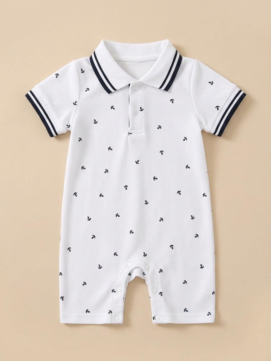 Anchor Point Polo Romper