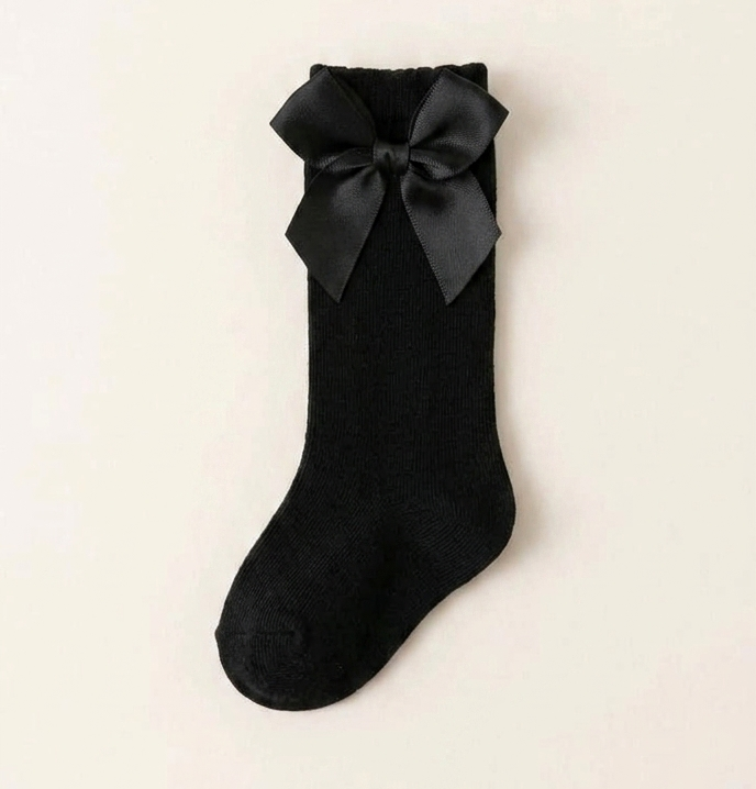 The Black Bow Socks
