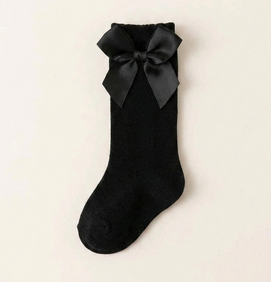 The Black Bow Socks