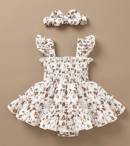Meadow Bloom Frock & Headband Set