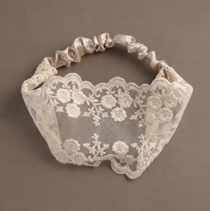 Floral Embroidered Boho Headband
