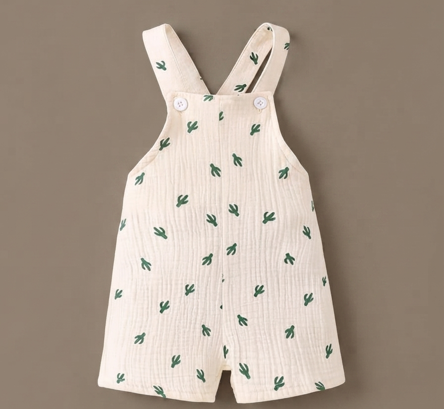 Cactus Dungaree & Hat Set