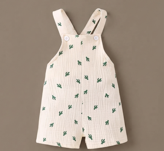 Cactus Dungaree & Hat Set