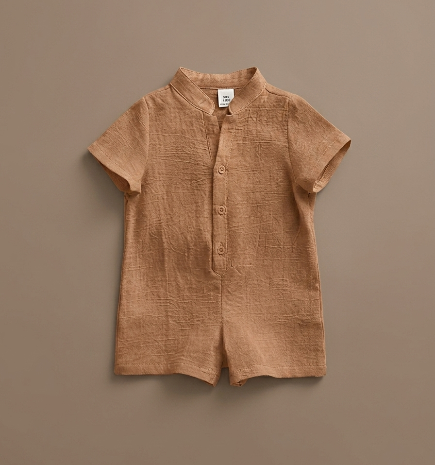 The Toasted Linen Romper