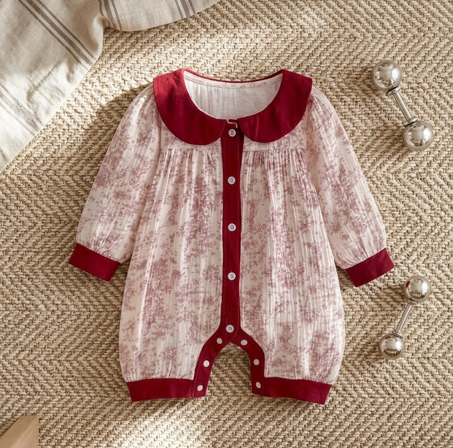 Ink dye romper