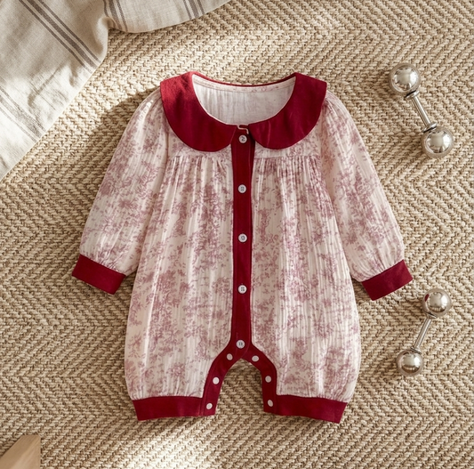 Ink dye romper