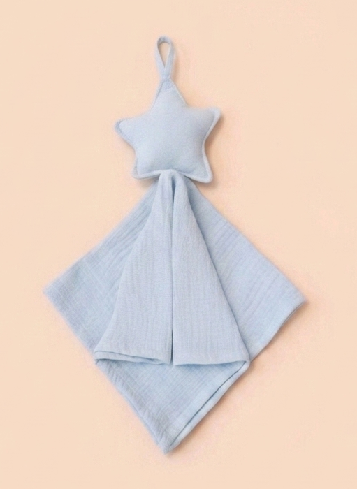 Baby Teething Discomfort Soothe Towel - Sky Blue