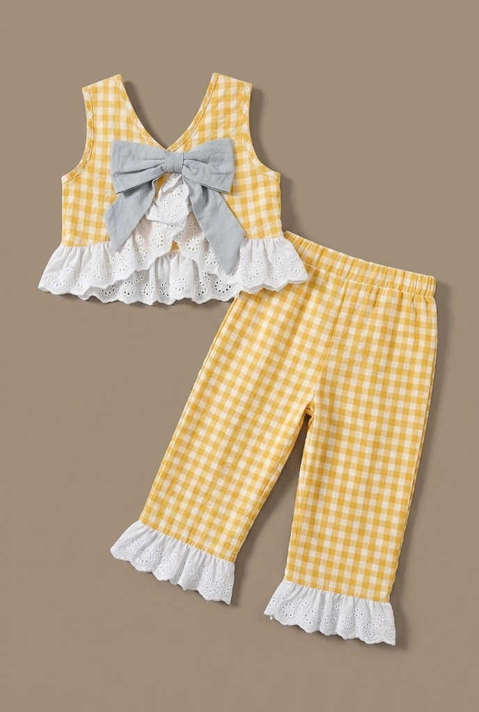The classic yellow lace set