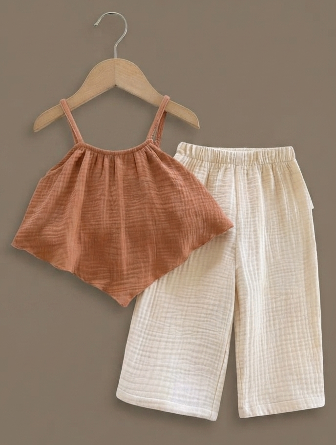 Boho Rust Ruffle Outfit