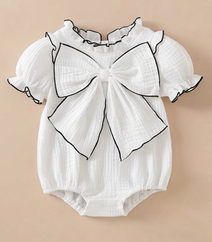 Puff Sleeve Romper