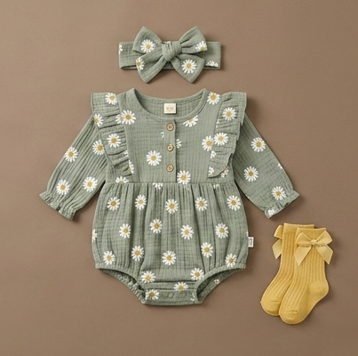 The Sunny Day Floral Romper