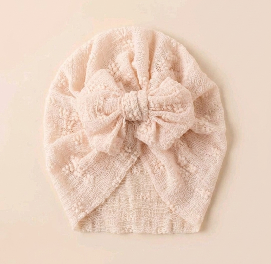 Turban Cap - Baby Pink