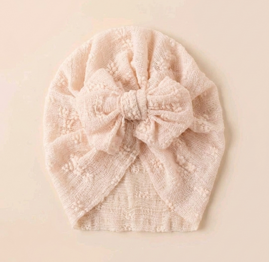 Turban Cap - Baby Pink