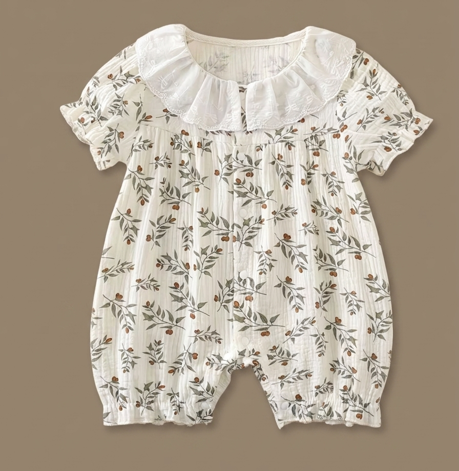 Balloon Leaf Romper
