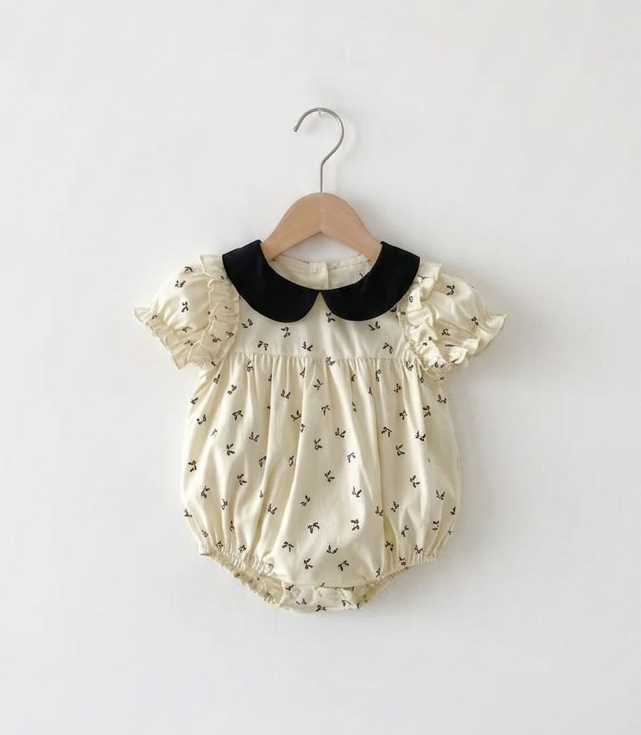 The Black Bows Romper