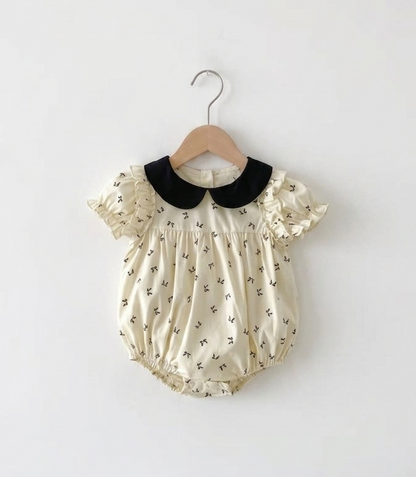 The Black Bows Romper