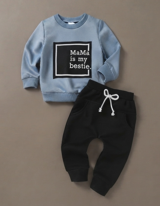 The "MaMa " Dusty Blue Set