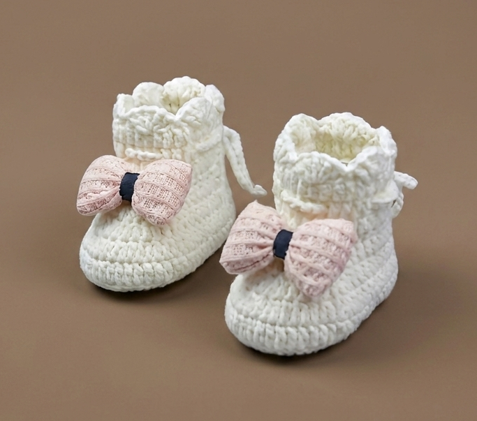 The Primrose Crochet Booties