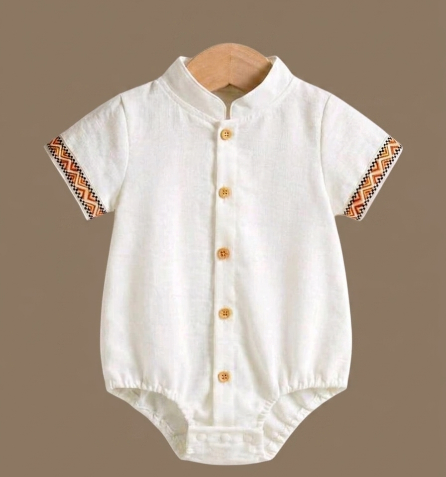 The Classic White Romper