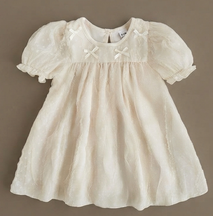 Soft Lace & Ribbon Heirloom Dress