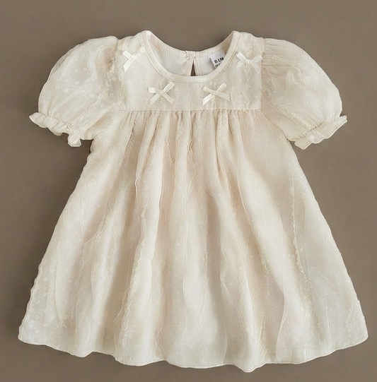 Soft Lace & Ribbon Heirloom Dress