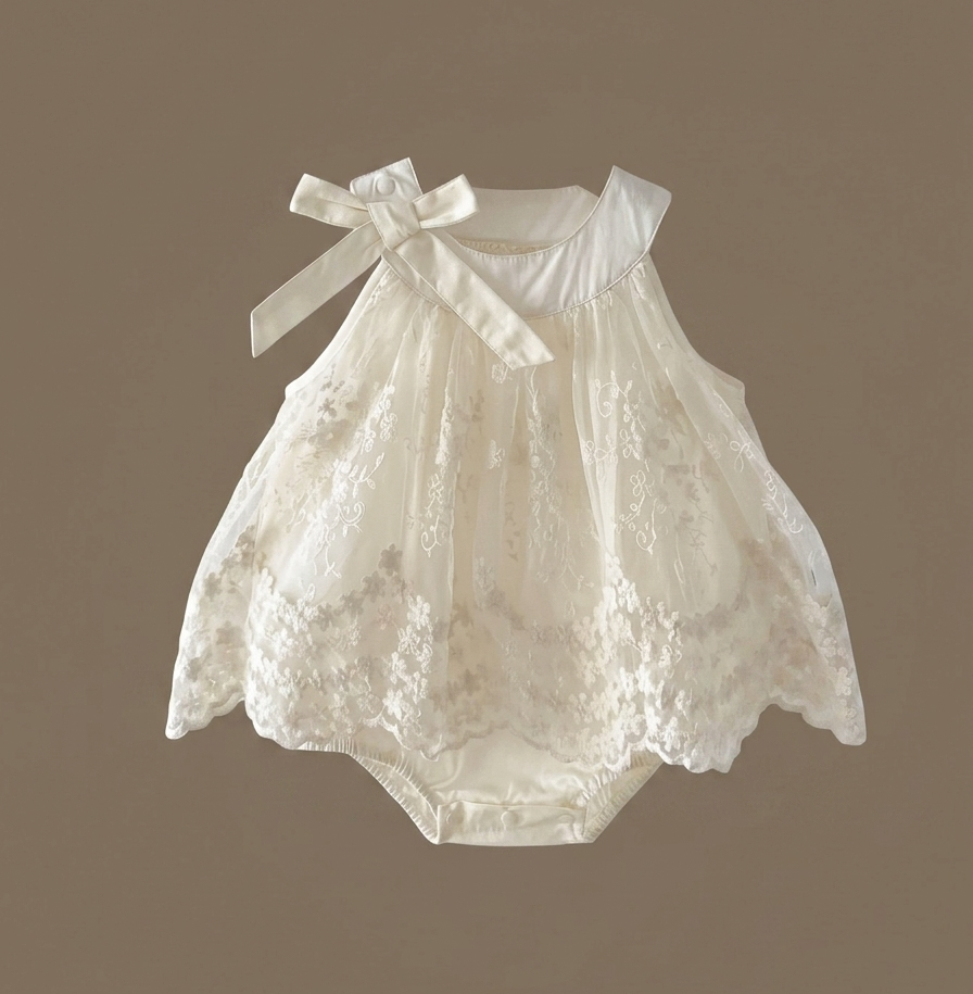 The Eliza Lace Romper