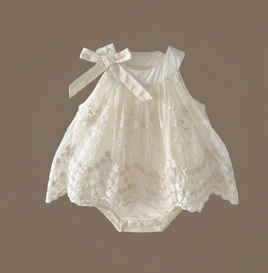 The Eliza Lace Romper