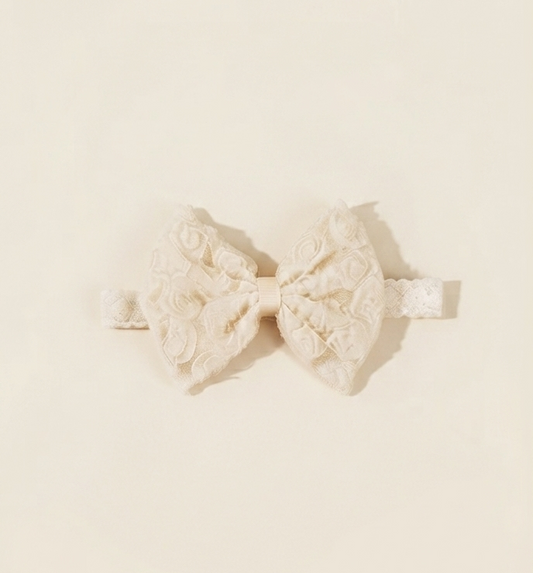 The Rosey Headband - Beige