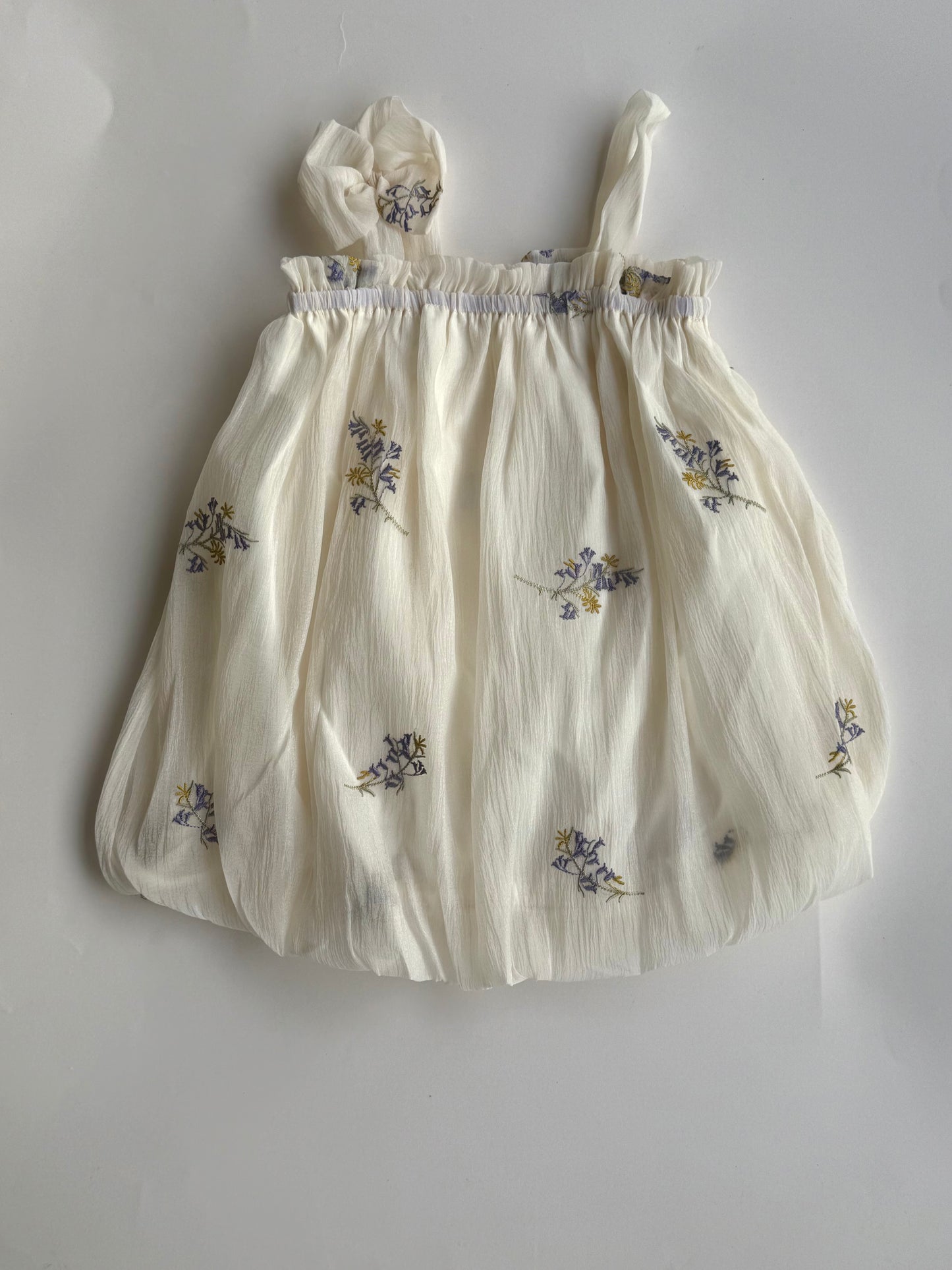 Ivory Bloom Bubble Dress