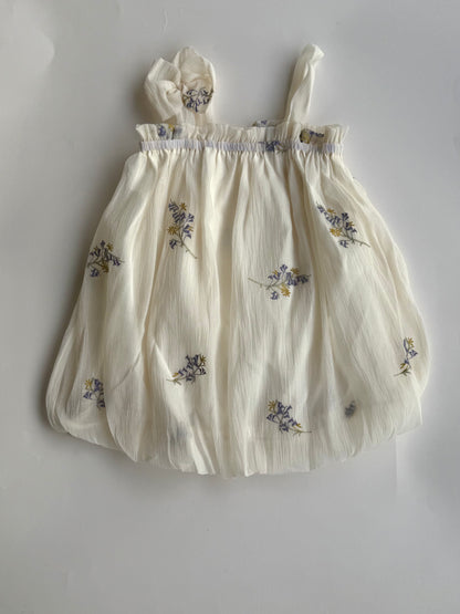 Ivory Bloom Bubble Dress