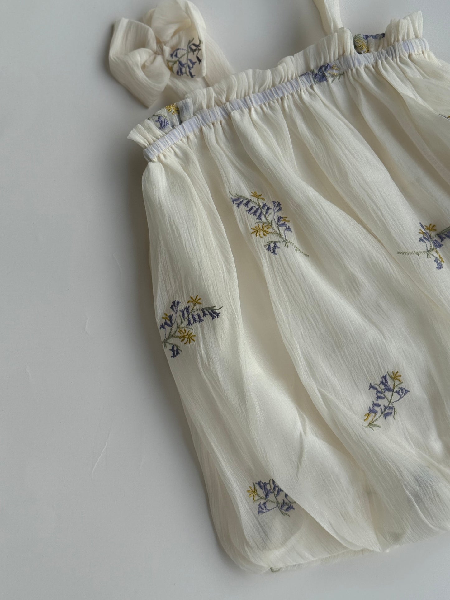 Ivory Bloom Bubble Dress