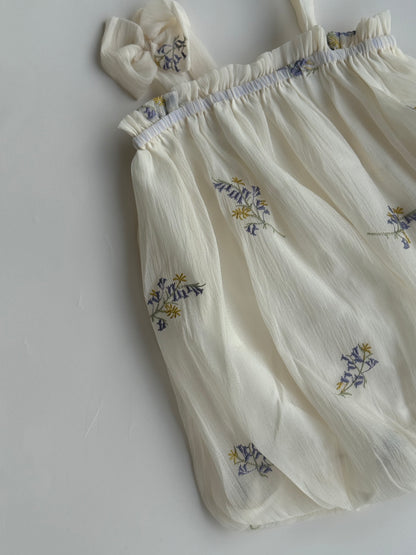 Ivory Bloom Bubble Dress