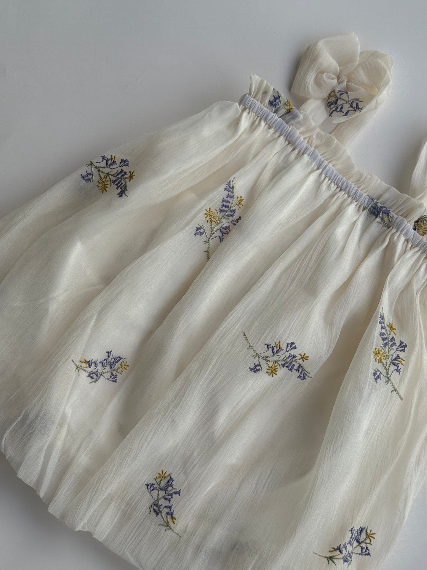 Ivory Bloom Bubble Dress