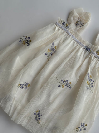 Ivory Bloom Bubble Dress
