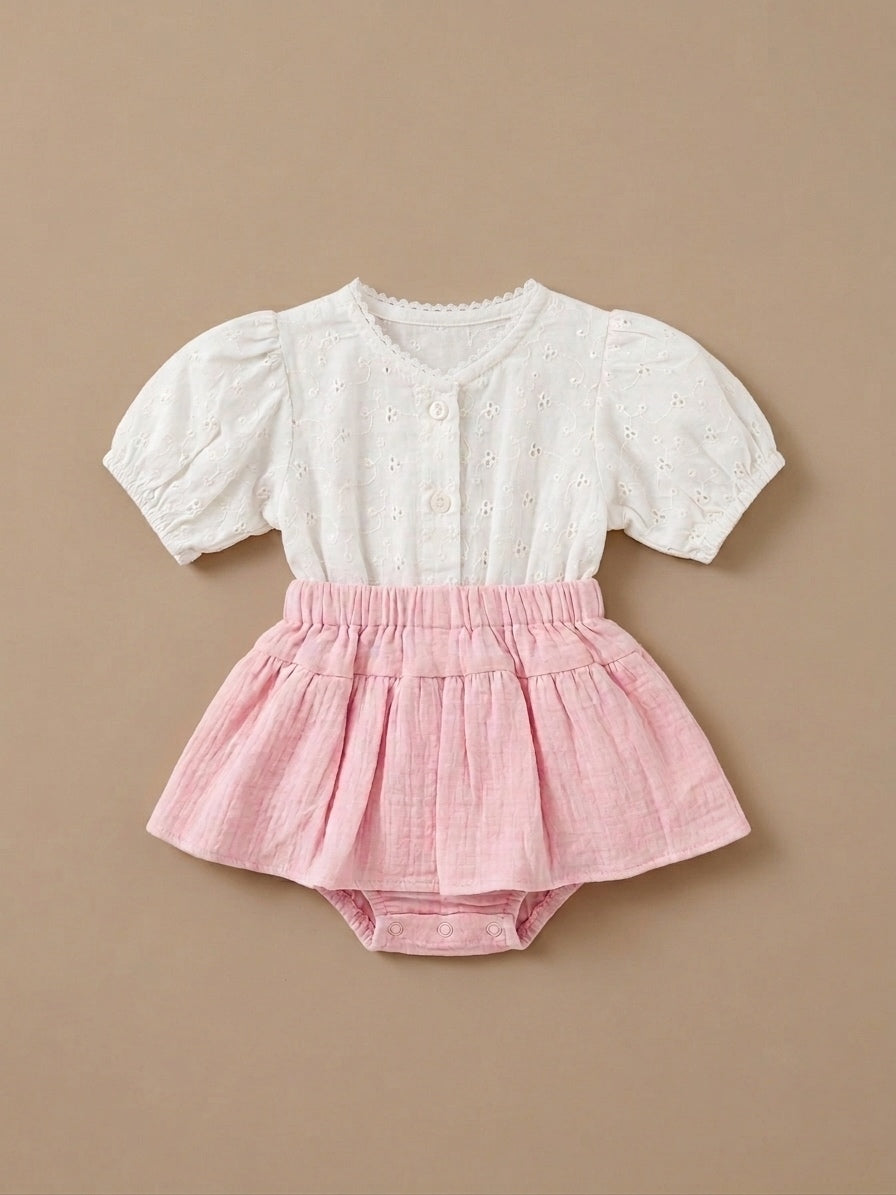 The Blush Meadow Bubble Romper