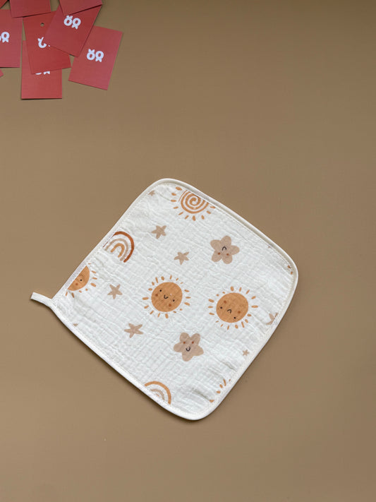Face Towel - Muslin and Plush Terry